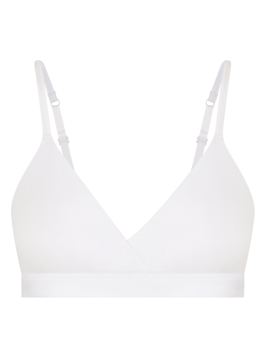 Reggiseni | Ragno Natural Bralette - Reggiseno Light In Cotone Elasticizzato - Bianco