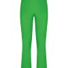 Pantaloni Flare | Ragno Pantalone Flare In Satin Power - Classic Green