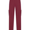 Pantaloni Cargo | Ragno Pantalone Ampio Cargo In Tessuto Super Fresh - Tibetan Red