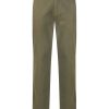 Pantaloni | Ragno Pantalone 5 Tasche In Cotone Elasticizzato Raw - Militare