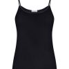 Top E Magliette | Ragno Sintonia - Top In Tessuto Doubleface - Nero