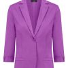 Tailleur Giacca E Pantaloni | Ragno Blazer Con Manica 3/4 In Satin Power - Dewberry