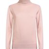 Dolcevita | Ragno Maglia Collo Roule In Filato Winter Basic - Peach Whip