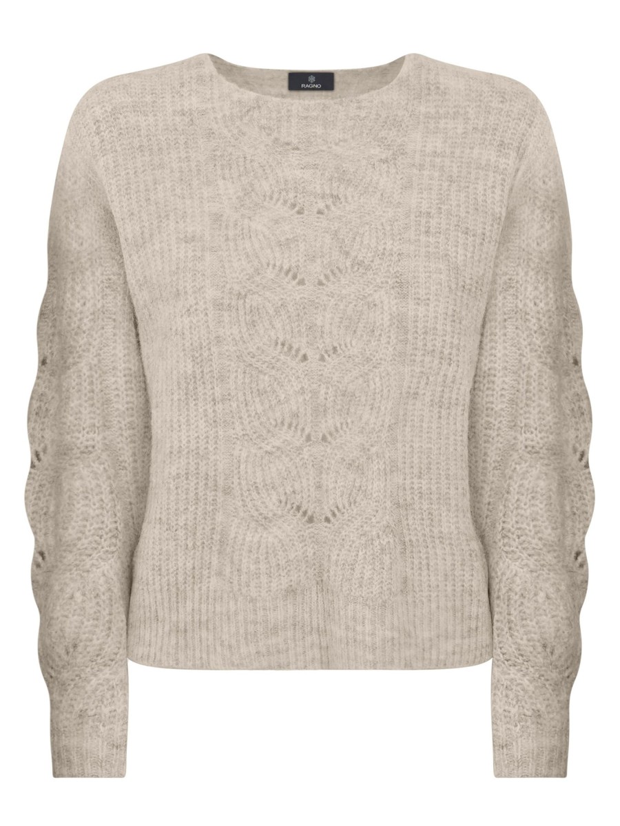 Pullover | Ragno Pull In Filato Alpaca - Champignon Mel.