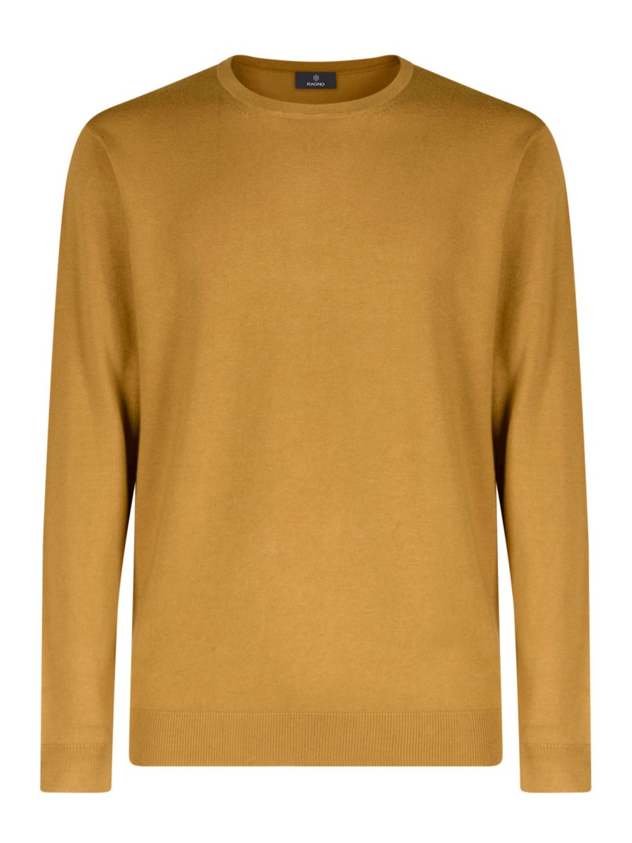 Pullover | Ragno Pull Girocollo In Filato Winter Basic - Narcissus