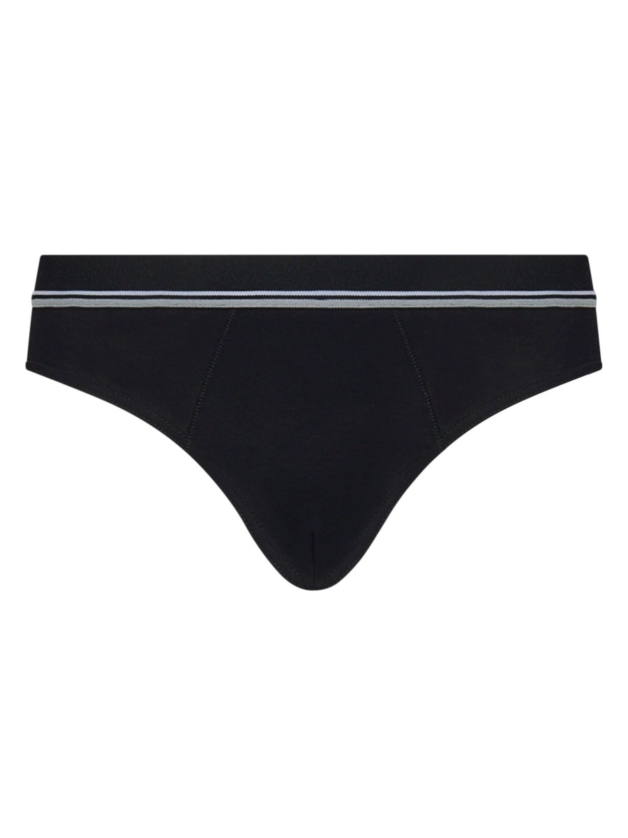 Slip | Ragno Dynamic - Slip In Cotone Elasticizzato - Nero Bipack