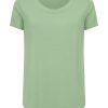 Magliette E T-Shirt | Ragno Maglietta A Manica Corta In Viscosa Summer - Quiet Green