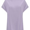 Magliette E T-Shirt | Ragno Maglietta Girocollo In Viscosa Summer - Orchid Petal