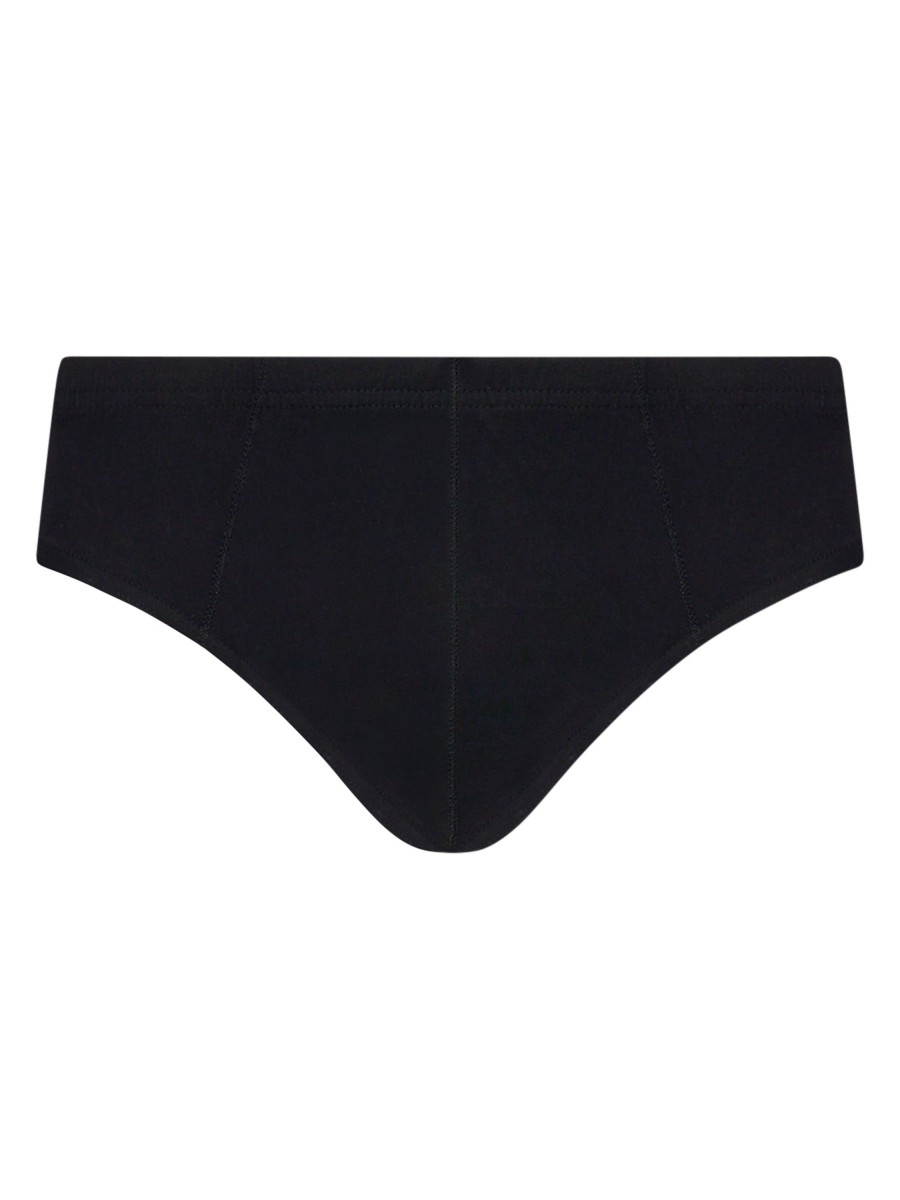 Slip | Ragno 100% Cotton - Slip In Cotone - Nero Bipack