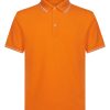 Polo | Ragno Polo In Eco Cotton Piquet Stretch - Fant. Persimmon Orange