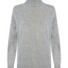 Dolcevita | Ragno Pullover Con Collo Roule In Cashmere Blend - Vapore Mel.