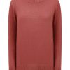 Pullover | Ragno Maglia Girocollo In Ecoviscosa - Mineral Red