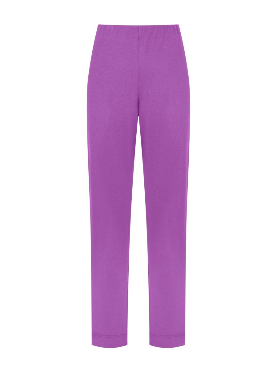 Pantaloni | Ragno Pantalone In Jersey Di Viscosa Crepe - Dewberry