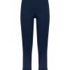 Pantaloni A Gamba Dritta | Ragno Pantalone Slim Dritto In Compact Light - Bleu