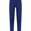 Pantaloni A Sigaretta | Ragno Pantalone A Sigaretta In Satin Power - Blueberry