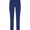 Pantaloni Capri | Ragno Pantalone A Sigaretta In Maglia Denim - Blueberry